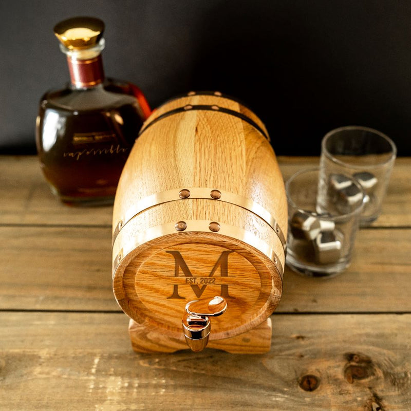 Personalized Mini Whiskey Barrel
