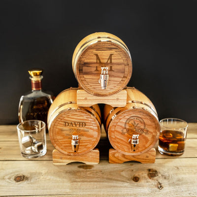 Personalized Mini Whiskey Barrel