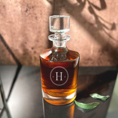 Personalized 30 oz. Glass Decanter - Modern Designs