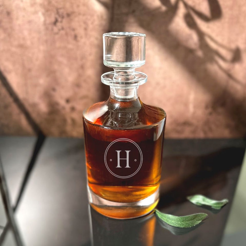 Personalized 30 oz. Glass Decanter - Modern Designs