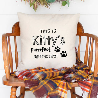Personalized Sitting Chair Throw Pillow Covers