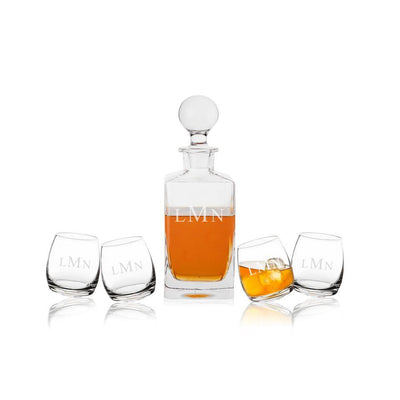 Personalized Tipsy Whiskey Decanter Set
