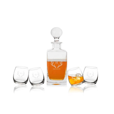 Corporate | Personalized Tipsy Whiskey Lowball Glasses (1 Glass)