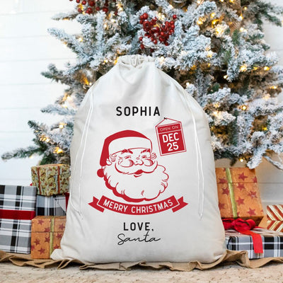 Personalized Christmas Santa Bags (Velvet)