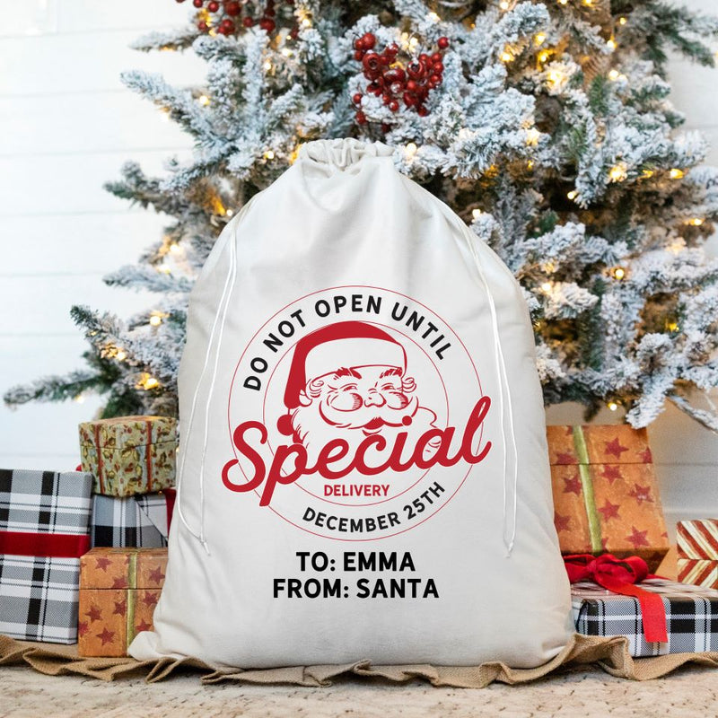 Personalized Christmas Santa Bags (Velvet)