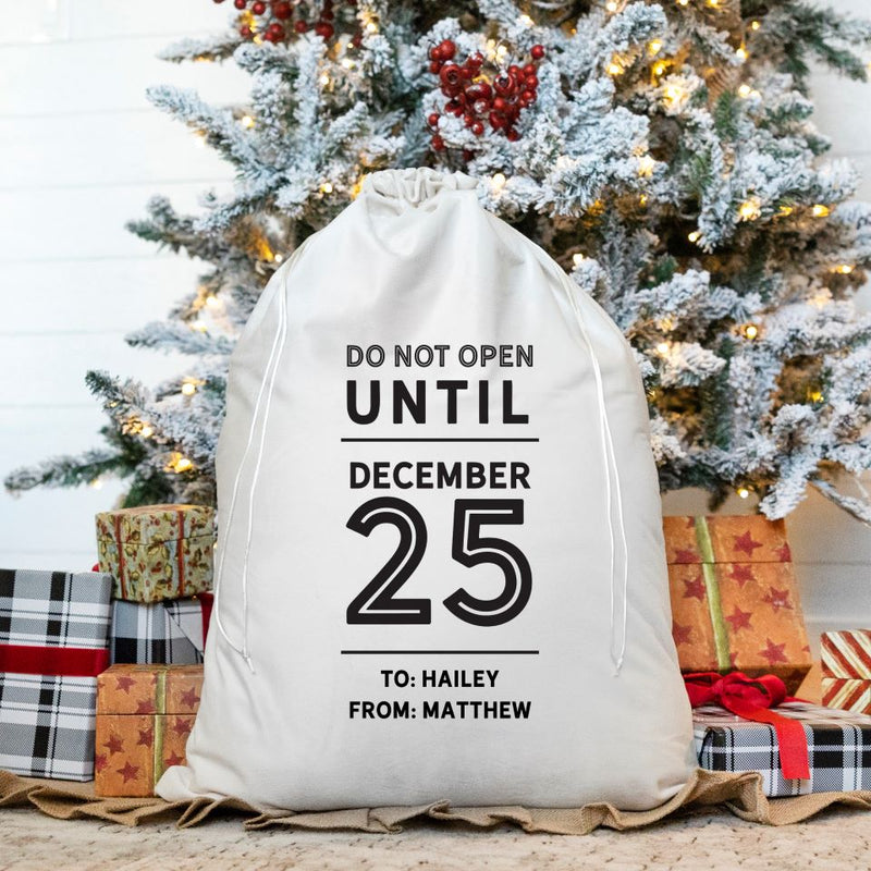 Personalized Christmas Santa Bags (Velvet)
