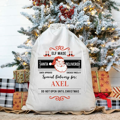 Personalized Christmas Santa Bags (Velvet)