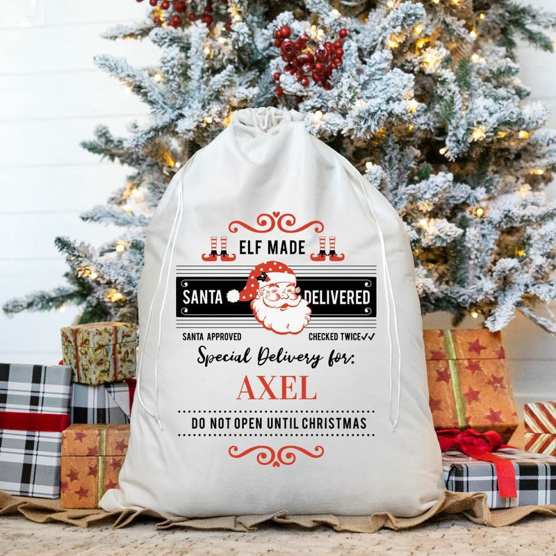 Personalized Christmas Santa Bags (Velvet)