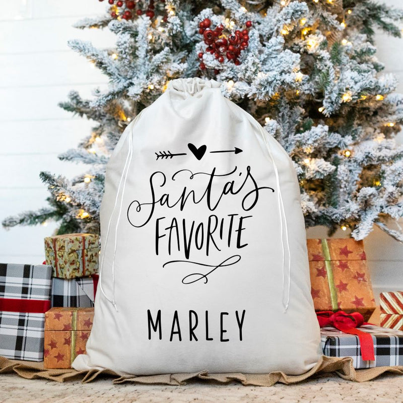 Personalized Christmas Santa Bags (Velvet)