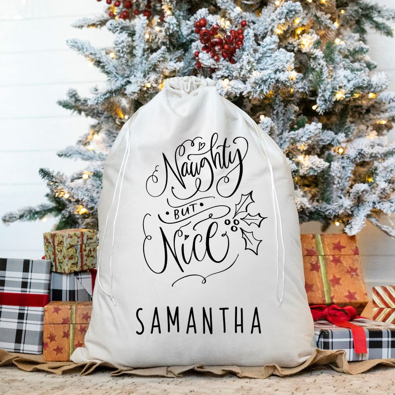 Personalized Christmas Santa Bags (Velvet)