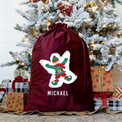Personalized Kids' Santa Bags (Velvet)