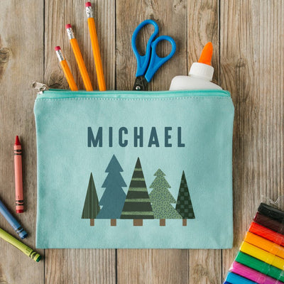 Personalized Zippered Pencil Bag