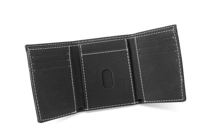 Men’s Leatherette Trifold Personalized Wallet