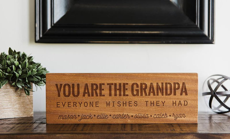 Personalized Signs for Dad and Grandpa
