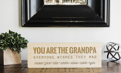 Personalized Signs for Dad and Grandpa