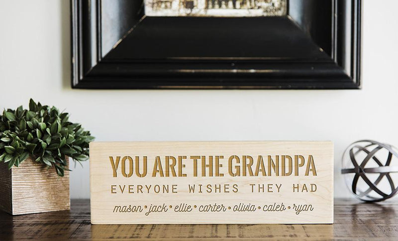 Personalized Signs for Dad and Grandpa