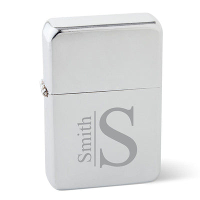 Personalized Chrome Oil Lighter Lighter - 4 Designs