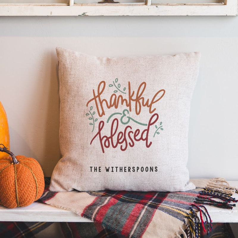 Personalized Fall Throw Pillow Covers