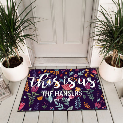 Corporate | Personalized Floral Doormats