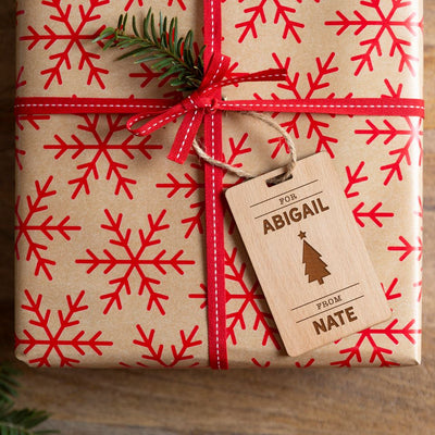 Personalized Christmas Wooden Tags