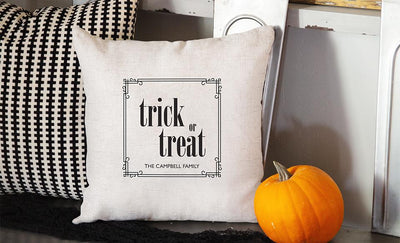 Personalized Halloween Throw Pillow Covers