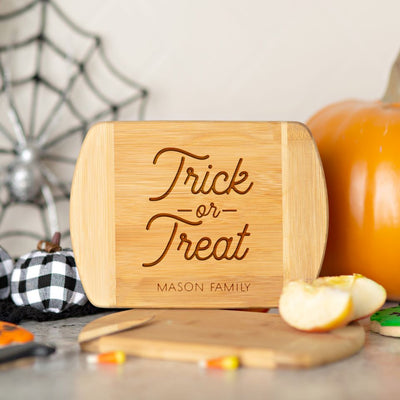 Personalized Halloween Cutting Rounded Edge Bar Board