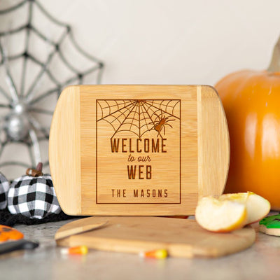 Personalized Halloween Cutting Rounded Edge Bar Board