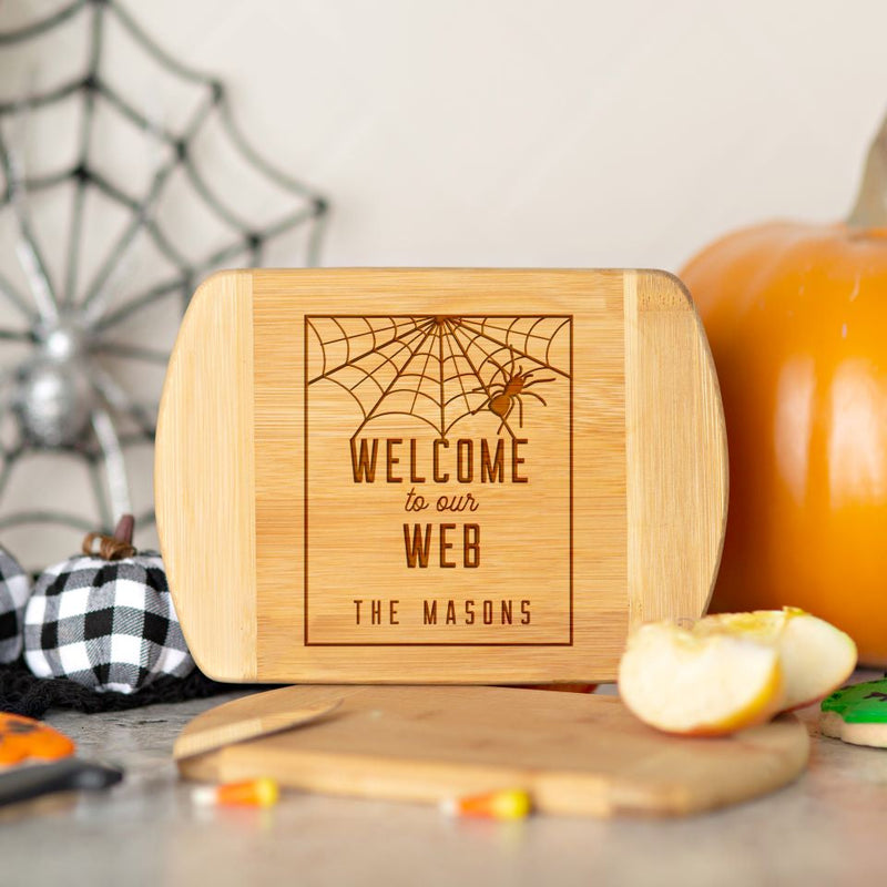 Personalized Halloween Cutting Rounded Edge Bar Board