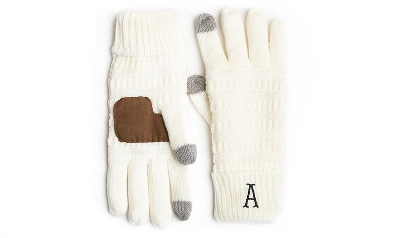 Personalized Monogrammed Knit Gloves