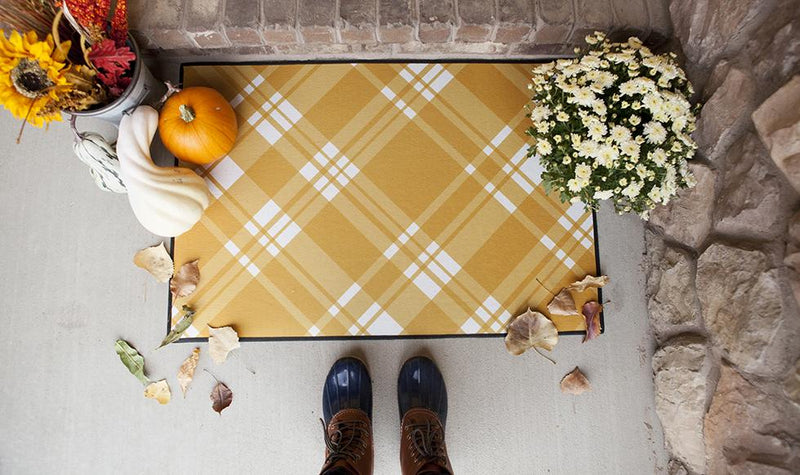 Personalized Layered Fall Doormat Sets