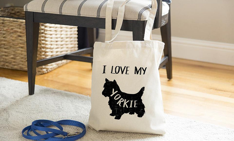 Personalized Dog Breed Tote Bags