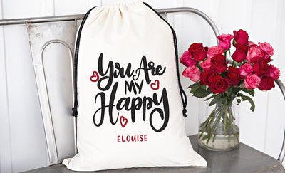 Personalized Valentine’s Day Jumbo Gift Bags