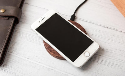 Personalized Wooden Wireless Cell Phone Chargers