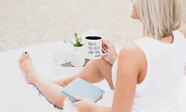 Love My Caffeine Personalized Coffee Mugs