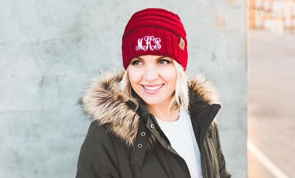 Adult Personalized Beanie Hats