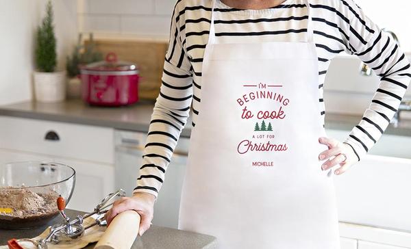 Personalized Christmas Aprons