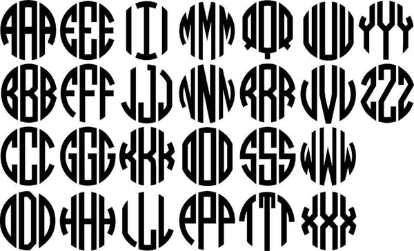 Monogrammed Distressed Caps