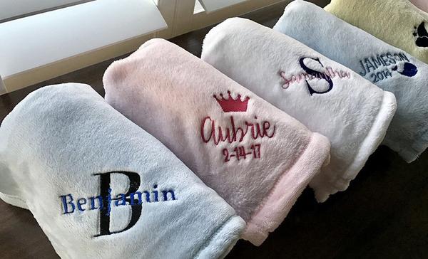 Personalized Soft and Luxurious Baby Blankets