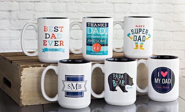 Personalized Father's Day Mugs