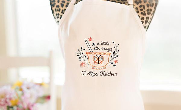 Personalized Embroidered Aprons