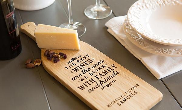 Wine Bottle Shaped Cutting Boards