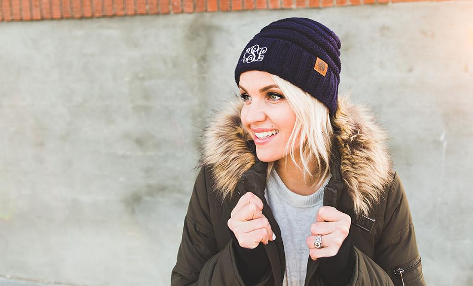 Adult Personalized Beanie Hats