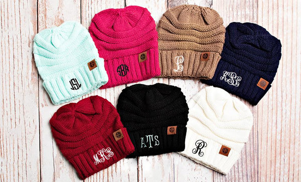 Adult Personalized Beanie Hats