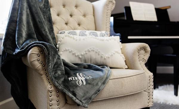 Citywide Home Loans Custom Embroidered Minky Touch Blankets