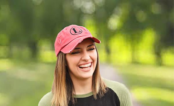Monogrammed Distressed Caps