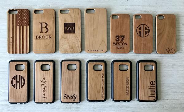 Personalized Wooden Samsung Phone Cases