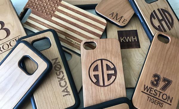 Personalized Wood Cell Phone Cases