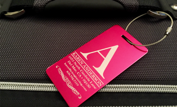 Personalized Aluminum Luggage Tags