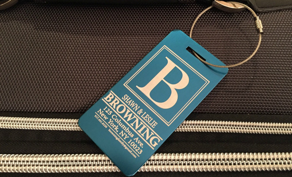 Personalized Aluminum Luggage Tags