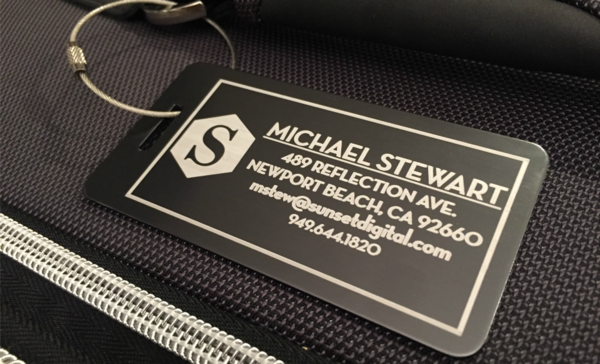 Personalized Aluminum Luggage Tags